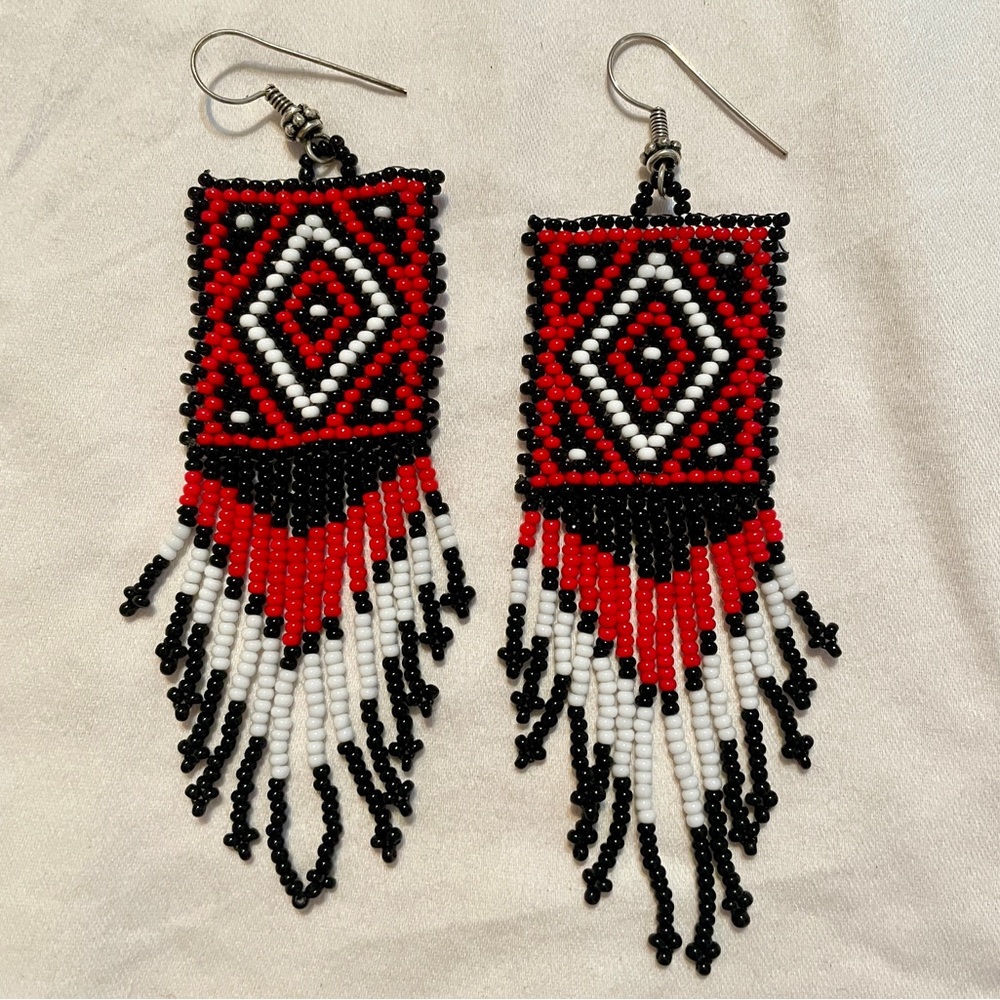*NEW* Native American Inspired Beaded Earrings